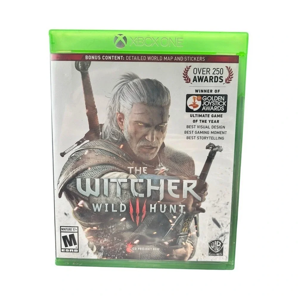 The Witcher 3 Wild‎ Hunt Xbox One Complete Map Insert Soundtrack